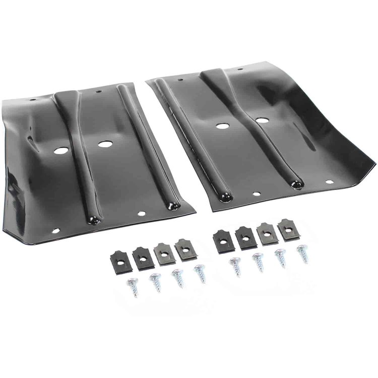 Wing Spoiler Reinforcement Brackets and Hardware 1970-74 Challenger