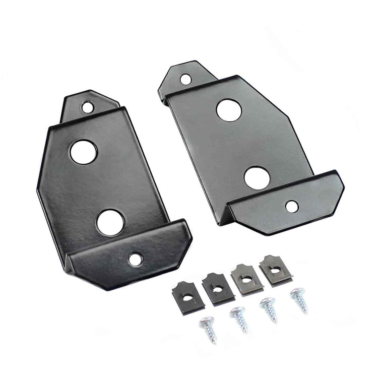 Wing Spoiler Reinforcement Brackets and Hardware 1970-76 Mopar A-Body Fastback