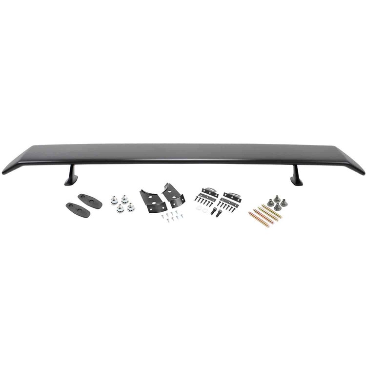 70-74 Barracuda Go Wing Rear Wing Spoiler Complete Kit Organosol Black
