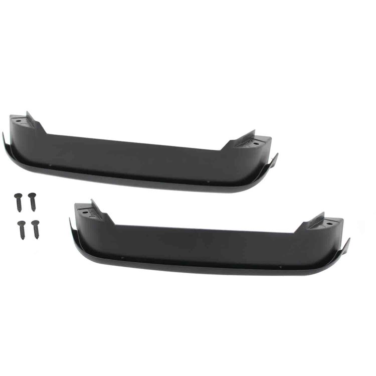 69-72 A / B-Body Twin Hood Scoop Black Trim Bezels
