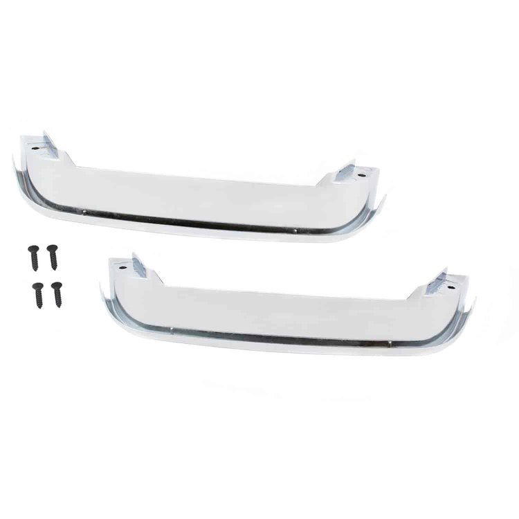 69-72 A / B-Body Twin Hood Scoop Chrome Trim Bezels
