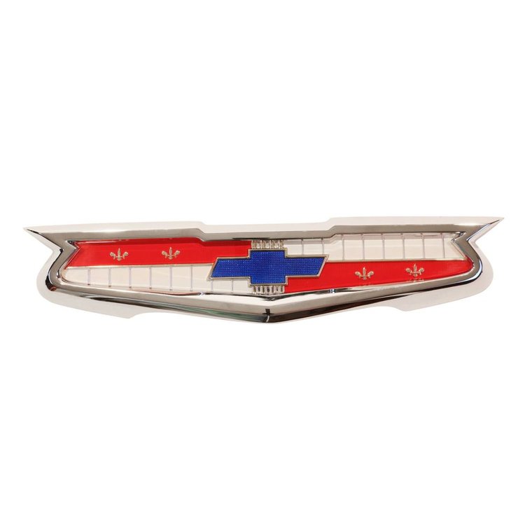 Trunk Emblem 1956-58 Full Size Chevy