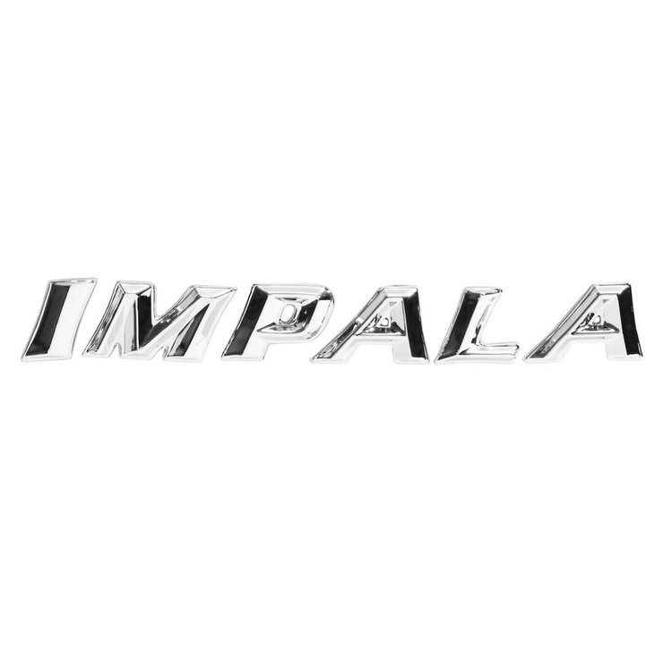 Rear Quarter Panel Letters 1959 Chevy Impala
