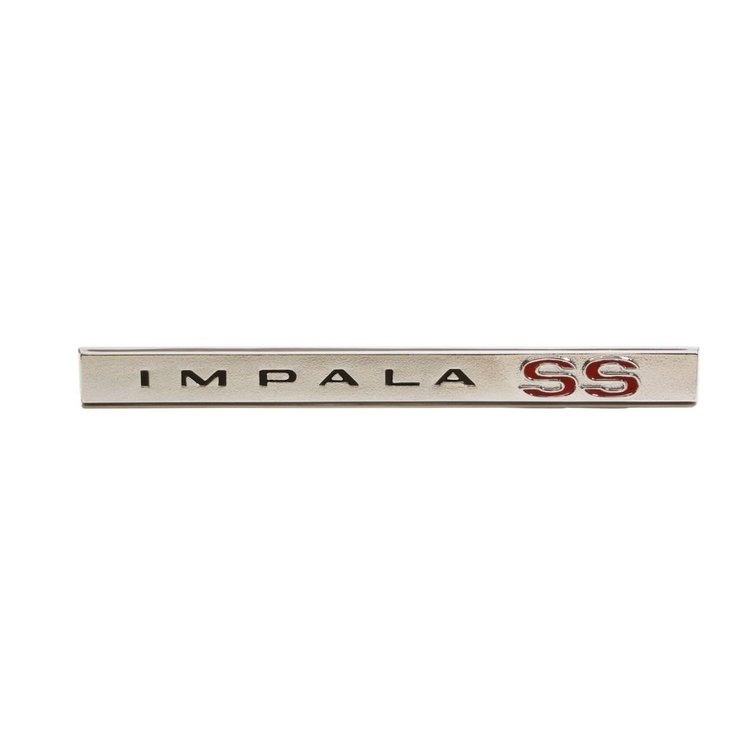 2462 Rear Lower Molding Emblem 1965 Chevy Impala SS
