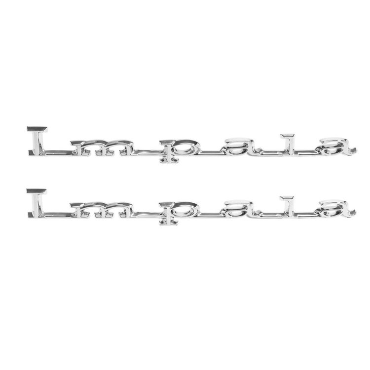 2646 Rear Quarter Panel Emblem 1967 Chevy Impala