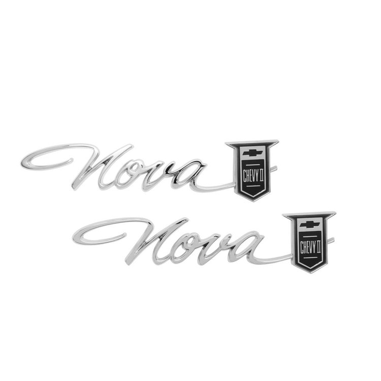 3030 Rear Quarter Panel Emblem 1965 Chevy II Nova