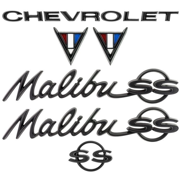 4100B Emblem Kit for 1964-1967 Chevy Malibu