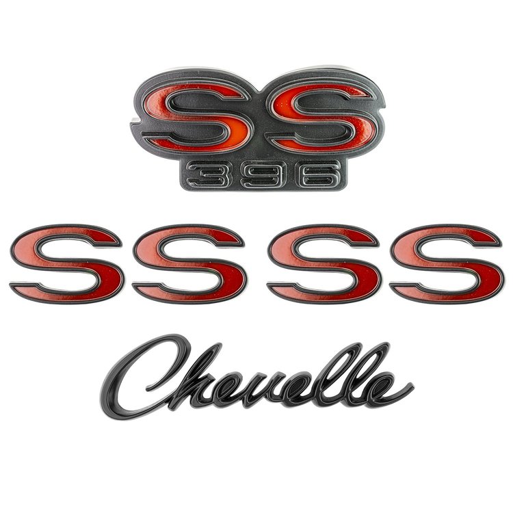 4101R Emblem Kit for 1968-1969 Chevy Chevelle