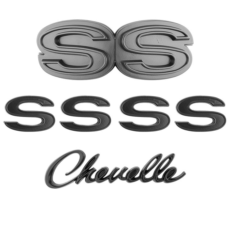 4102B Emblem Kit for 1970-1972 Chevy Chevelle
