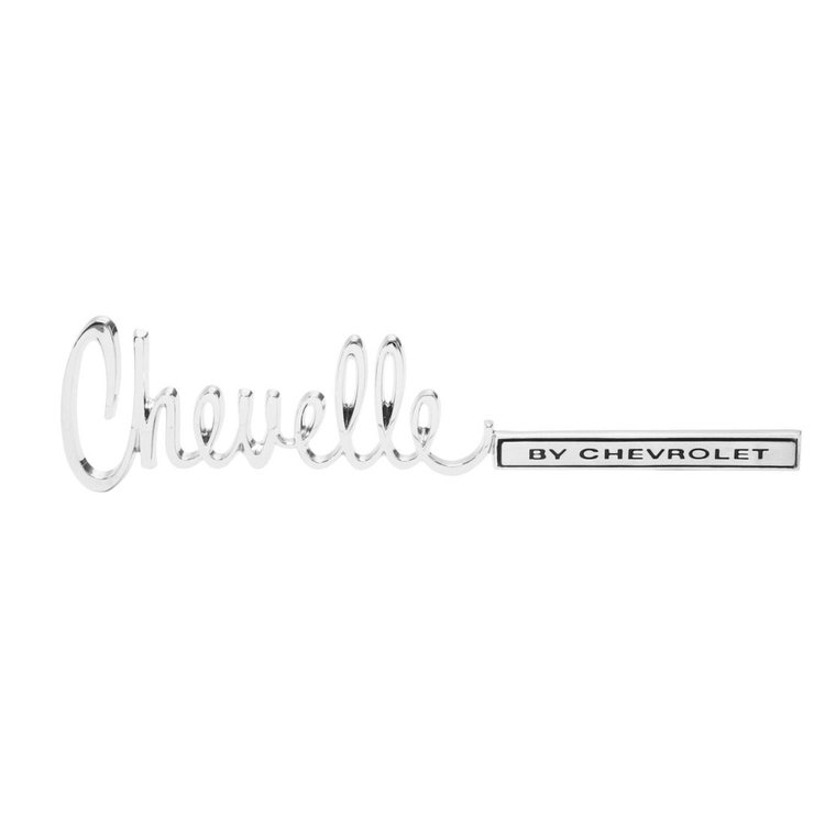 4750 Trunk Lid Emblem 1971-72 Chevy Chevelle