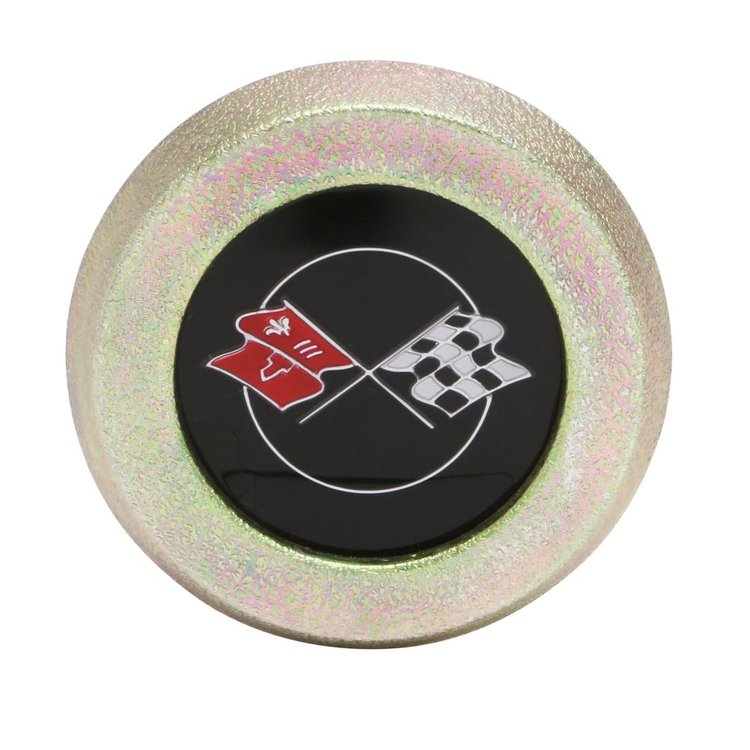 5073B Primered Horn Button for 1969-1975 Chevy Corvette w/o Tilt/Telescopic Steering