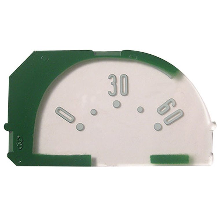 5139 Oil Gauge Face 1953-58 Chevy Corvette