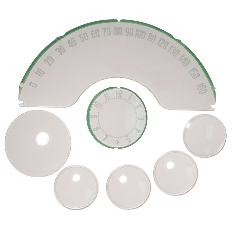 5143 Instrument Face & Lens Set 1959-62 Chevy Corvette