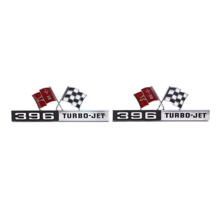 5219 Front Fender Emblem 1965 Chevy Corvette