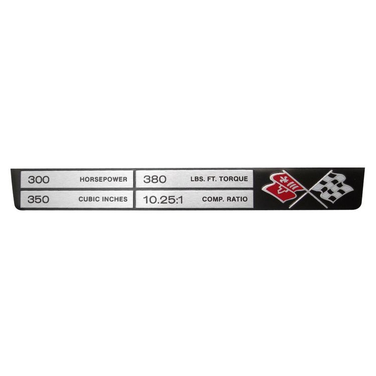 5900 Corvette Engine Data Plate