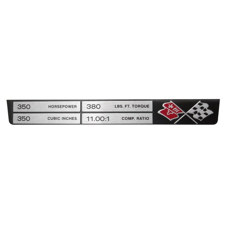 5903 Corvette Engine Data Plate