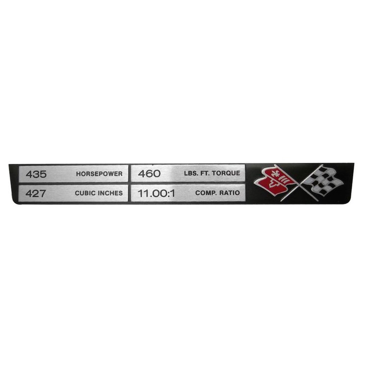 5904 Corvette Engine Data Plate