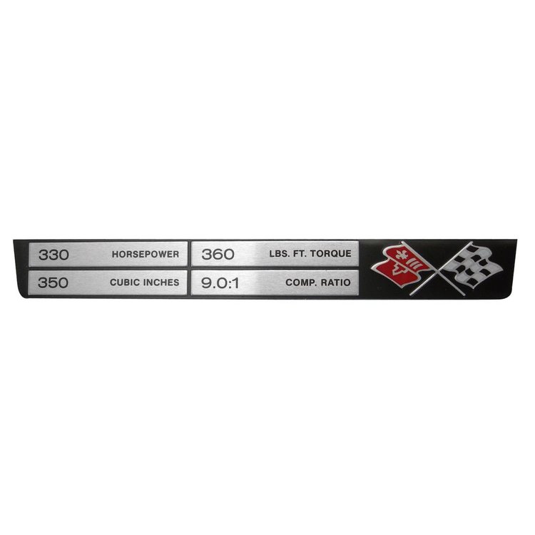 5908 Corvette Engine Data Plate