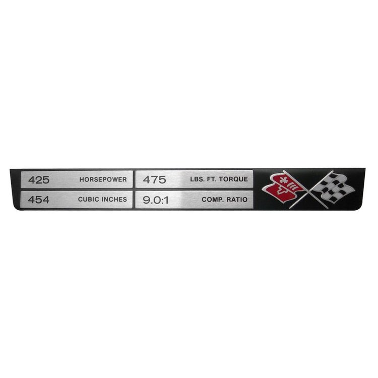5910 Corvette Engine Data Plate