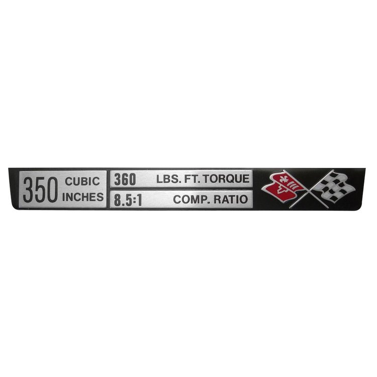 5911 Corvette Engine Data Plate