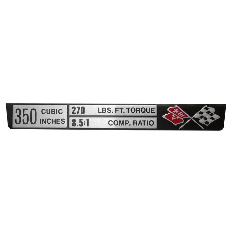 5914 Corvette Engine Data Plate