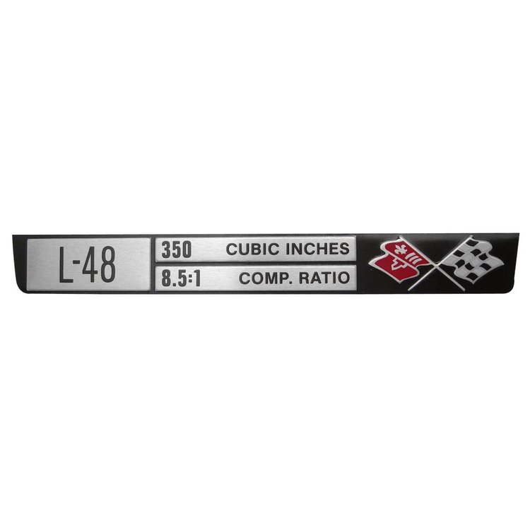 5918 Corvette Engine Data Plate