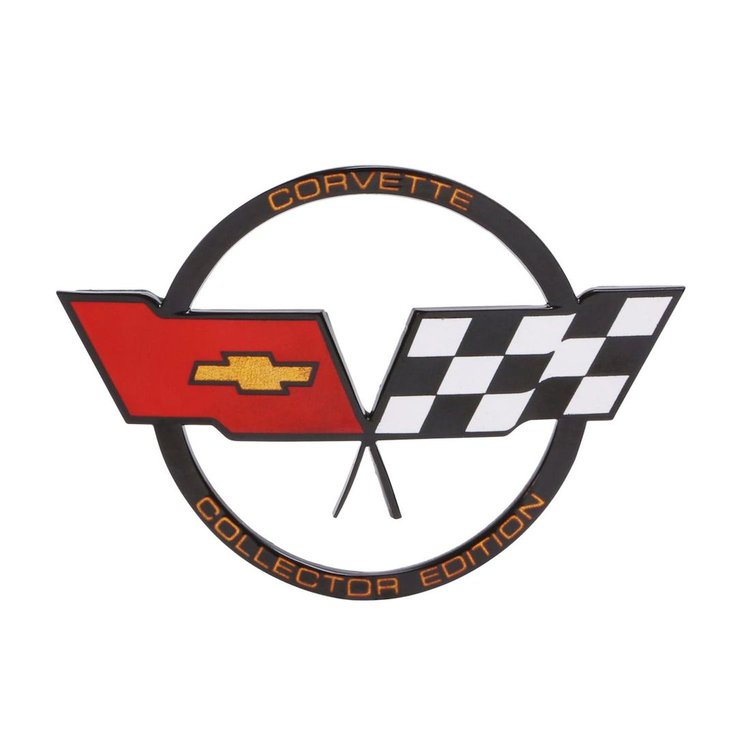 5976 Fuel Door Emblem 1982 Chevy Corvette