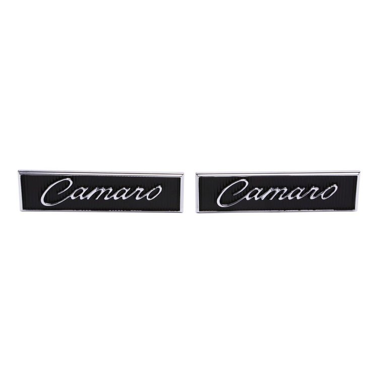6757 1968-69 Chevy Camaro Door Panel Emblems, Pair