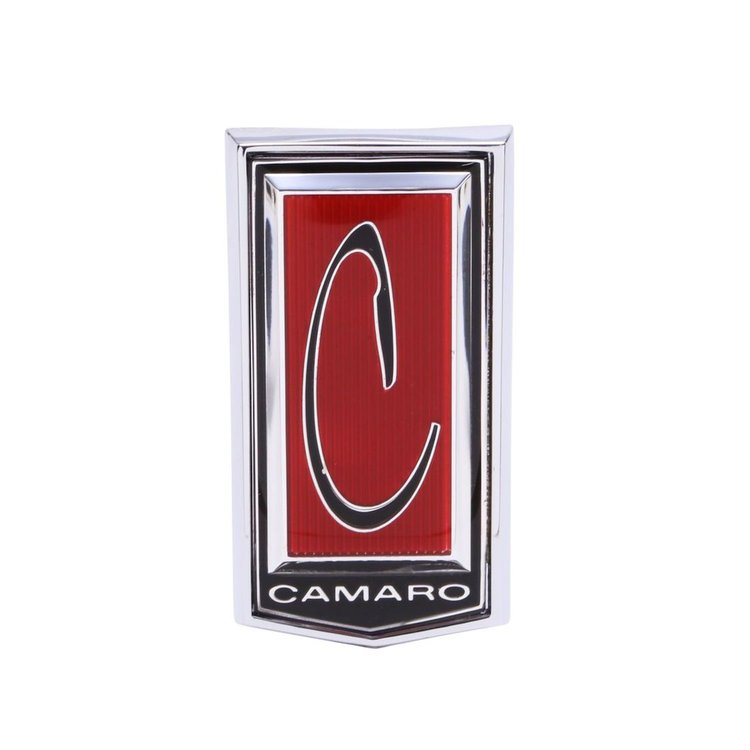 6821 Front Header Panel Panel Emblem 1971-74 Chevy Camaro