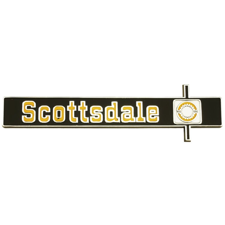 9689 1975-1980 Chevy Full Size Truck Scottsdale Dash Emblem