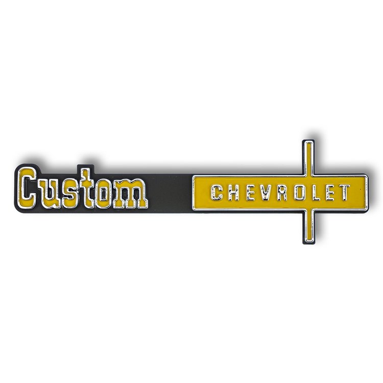 9693 1973-1974 Chevy Full Size Truck Custom Dash Emblem