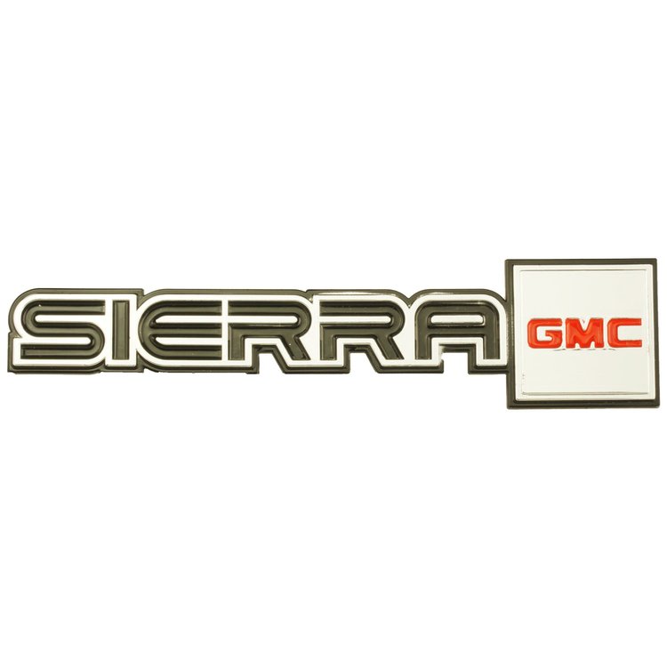 9707 1981-1987 GMC Full Size Truck Sierra Dash Emblem