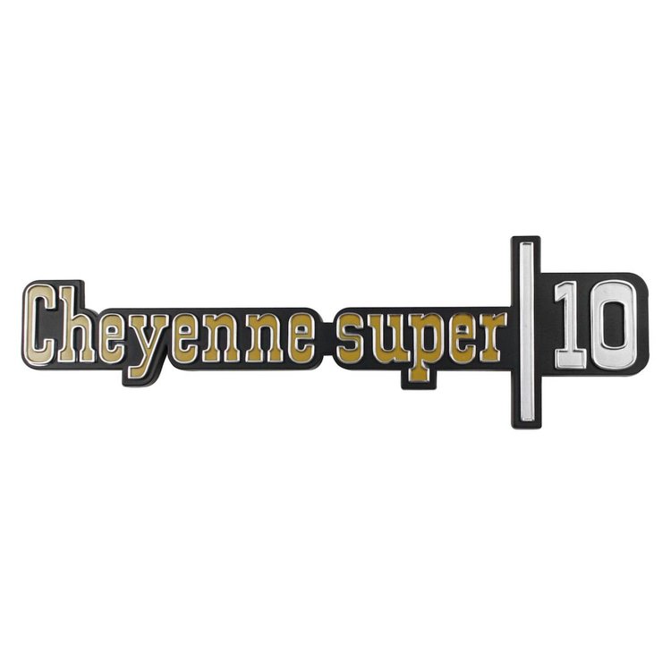 9775 Front Fender Emblem 1973-1976 Chevy Cheyenne 1/2 Ton