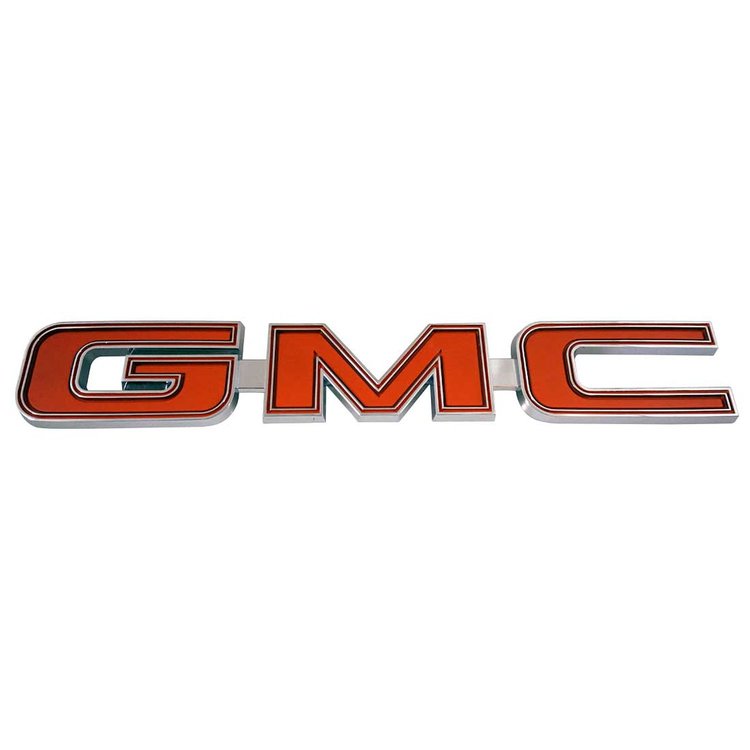 9872 Tailgate Trim Panel Emblem 1975-1980 GMC C/K Series Truck, Jimmy