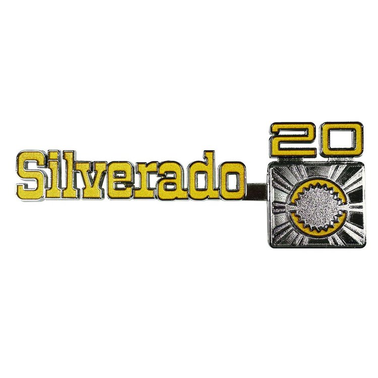 9903 "Silverado C20" Fender Emblems 1975-1980 Chevy Silverado C20 Truck