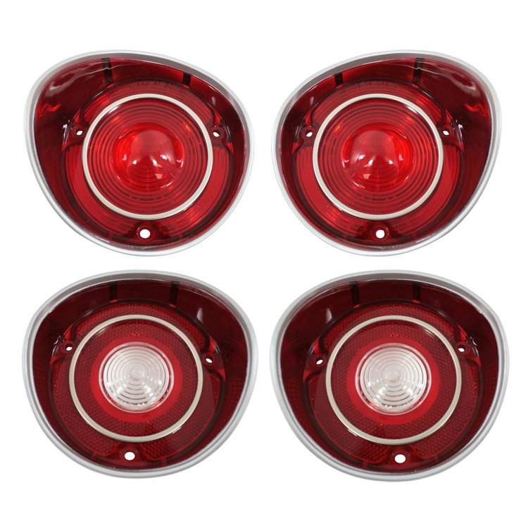 Tail & Back Up Light Lens Set 1971 Chevy Chevelle