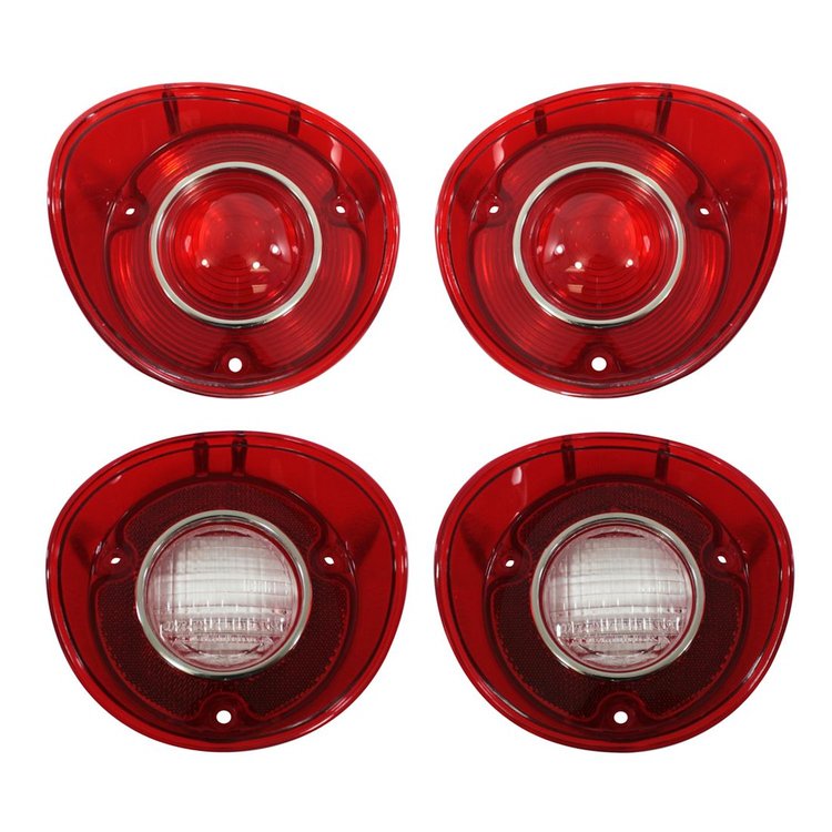 Tail & Back Up Light Lens Set 1972 Chevy Chevelle