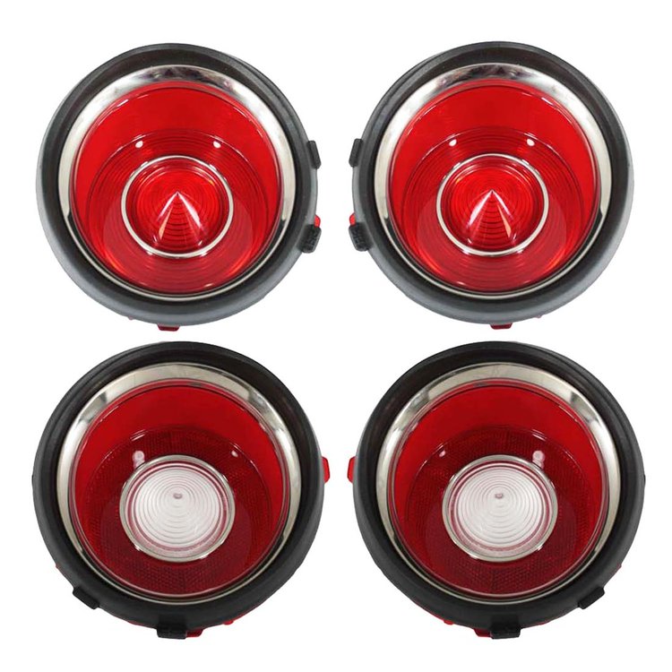 Tail & Back Up Lens Set 1970-71 Chevy Camaro RS
