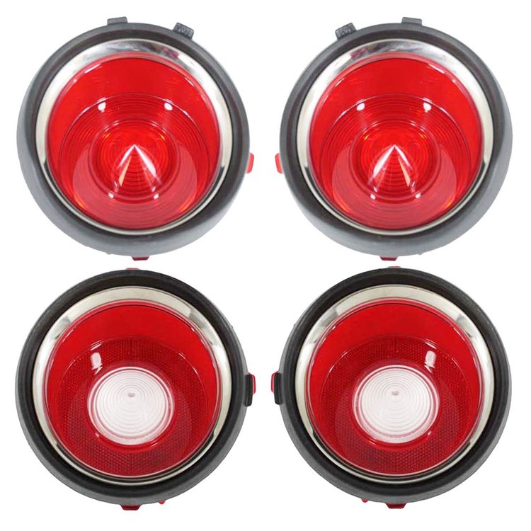 Tail & Back Up Lens Set 1970-71 Chevy Camaro
