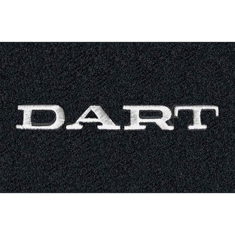 Dart Block Letters Silver