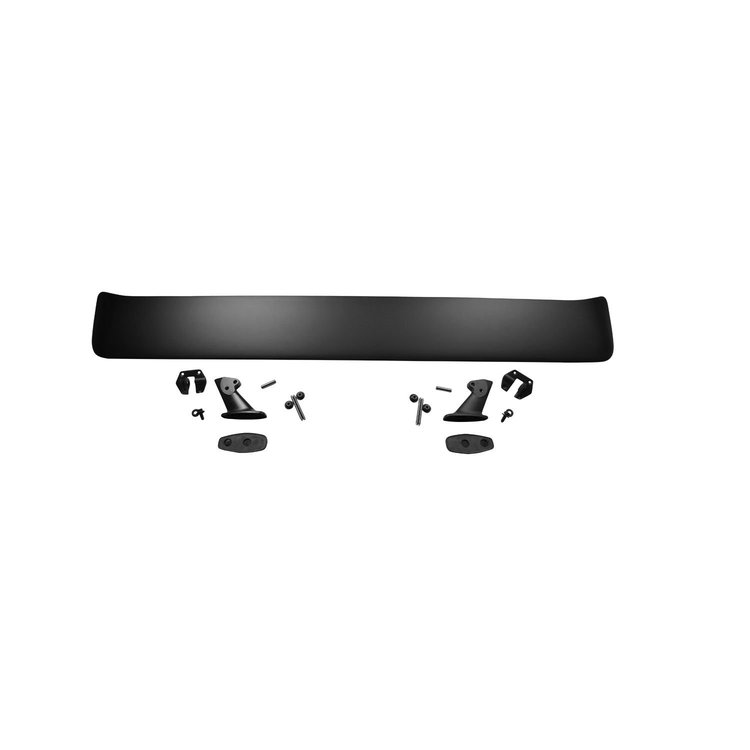 MP101B 71-76 Mopar A/B/E-Body Licensed Organosol Black Gull Wing Spoiler & Stanchions