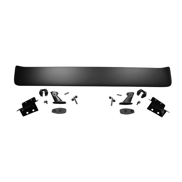 MP116B 71-76 Swinger/Scamp Licensed Mopar Organosol Black Rear Gull Wing, Complete Kit