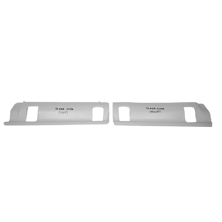 MP242 1970 AAR 'Cuda Rear Duck Tail Spoiler Cutout Template