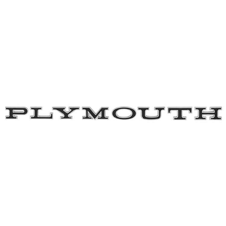 Hood Letter Emblem 1965 Plymouth Belvedere & Satellite