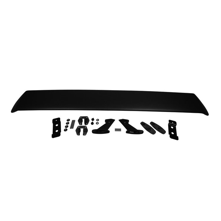 MP605B 71-74 Mopar B-Body Licensed Organosol Black Rear Go Wing Spoiler, Complete Kit