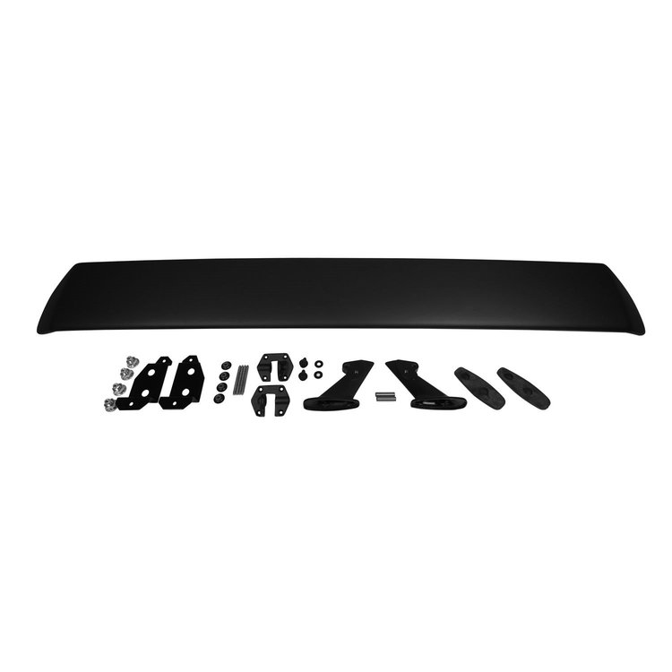 MP608B 70-76 Duster/Demon Licensed Mopar Organosol Black Go Wing Spoiler, Complete Kit