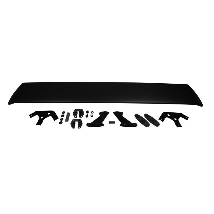 MP610B 1968-1970 Charger Licensed Mopar, Organosol Black Rear Go Wing, Complete Kit