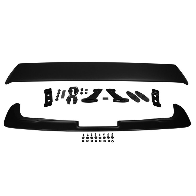 MP613B 1970 Charger Licensed Mopar,Organosol Black Front & Rear Go Wing Spoiler Package