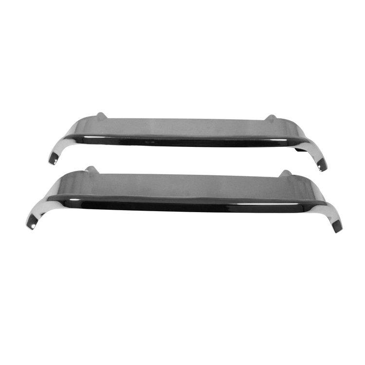 MPA17PC 1969-1972 Mopar A/B-Body Twin Hood Scoop Chrome Bezels Only, Right and Left Hand