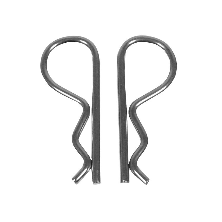 MPHP101PSZ 1969-1974 Mopar Hood Pin Clips, Pair